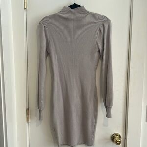 Gray Sweater Dress